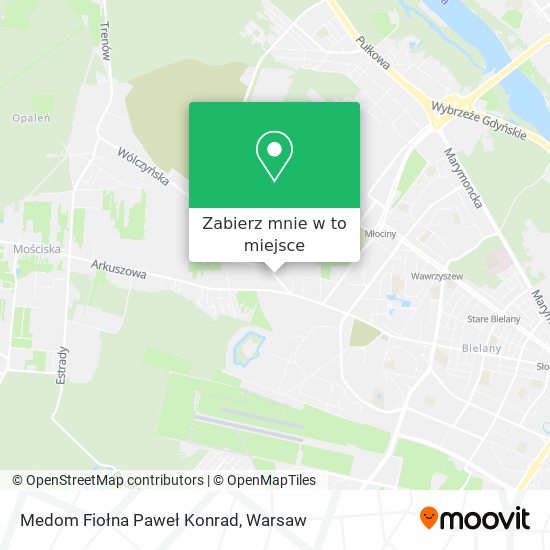 Mapa Medom Fiołna Paweł Konrad