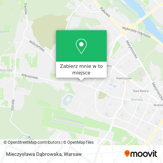 Mapa Mieczysława Dąbrowska