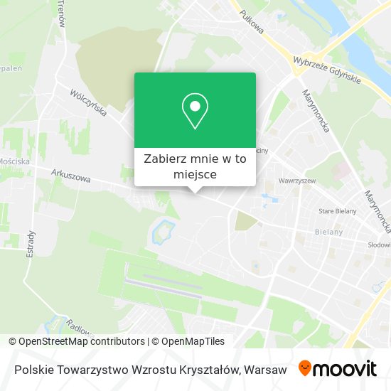 Mapa Polskie Towarzystwo Wzrostu Kryształów