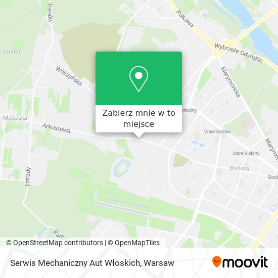 Mapa Serwis Mechaniczny Aut Włoskich