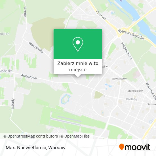 Mapa Max. Naświetlarnia