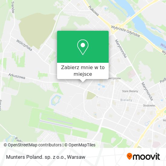 Mapa Munters Poland. sp. z o.o.