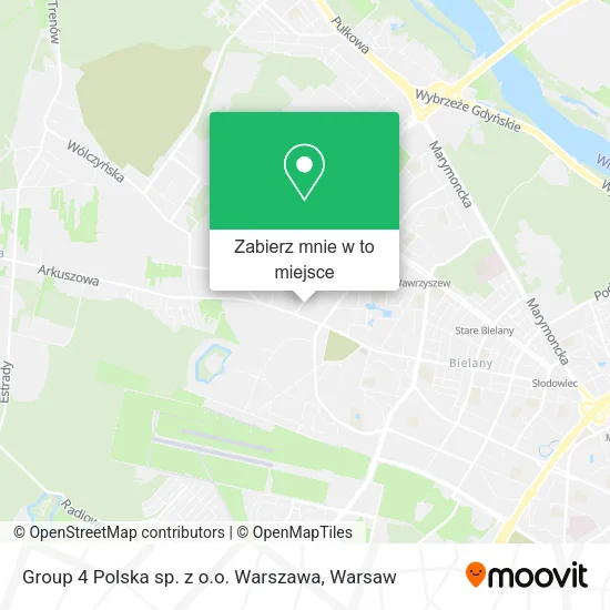 Mapa Group 4 Polska sp. z o.o. Warszawa