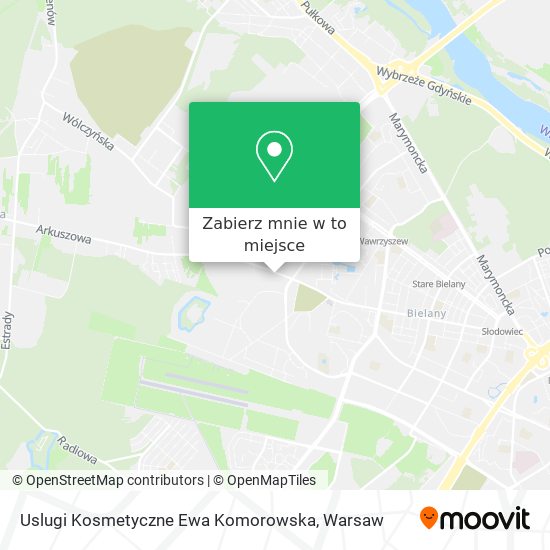 Mapa Uslugi Kosmetyczne Ewa Komorowska