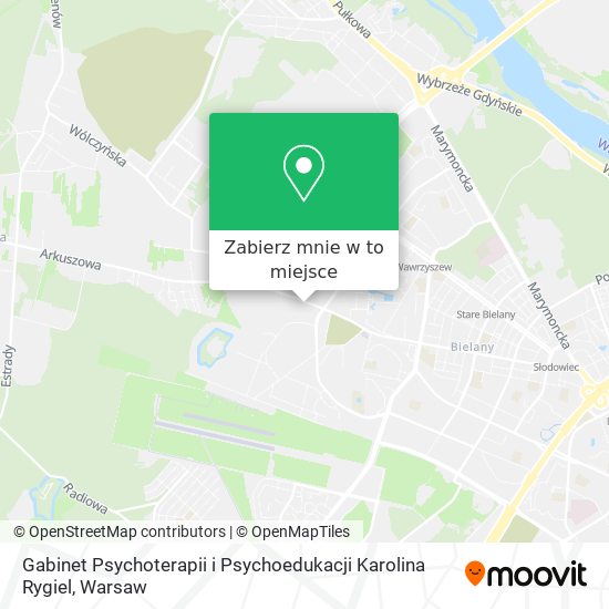 Mapa Gabinet Psychoterapii i Psychoedukacji Karolina Rygiel