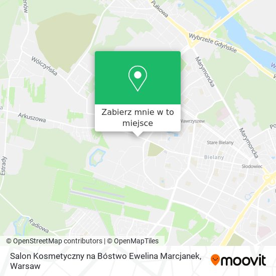 Mapa Salon Kosmetyczny na Bóstwo Ewelina Marcjanek