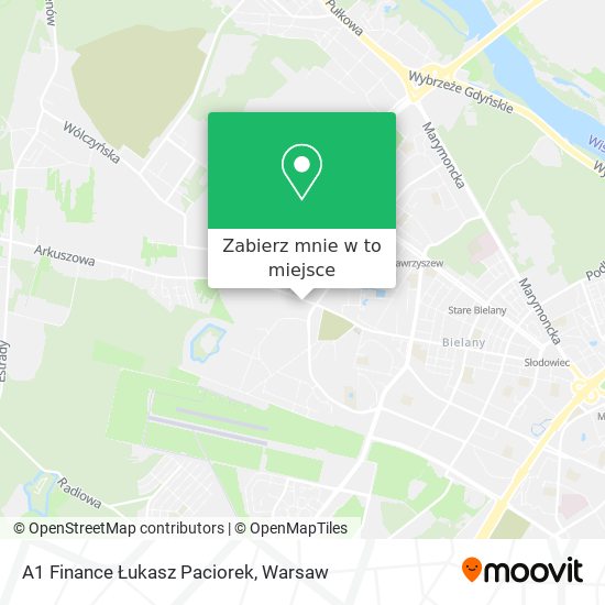 Mapa A1 Finance Łukasz Paciorek