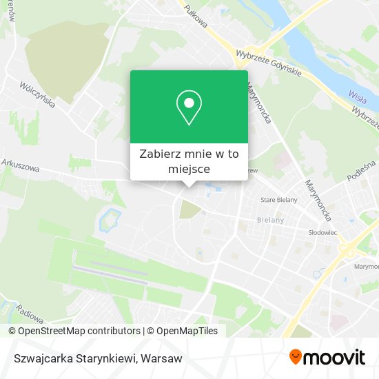 Mapa Szwajcarka Starynkiewi