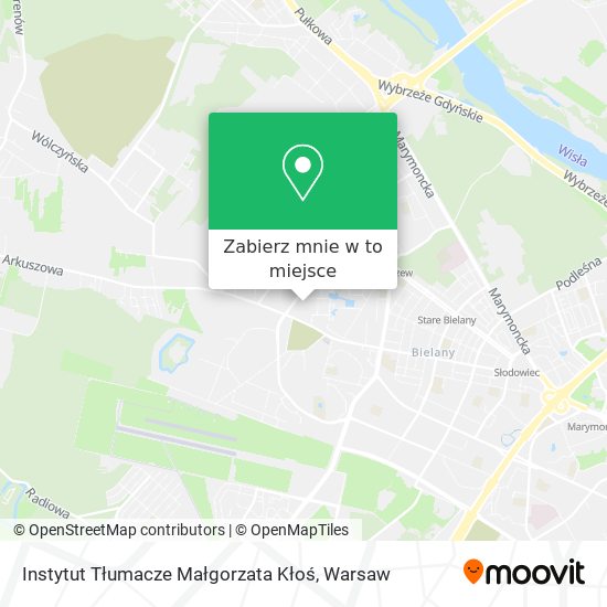 Mapa Instytut Tłumacze Małgorzata Kłoś