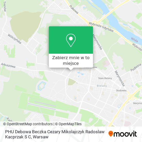 Mapa PHU Debowa Beczka Cezary Mikolajczyk Radoslaw Kacprzak S C