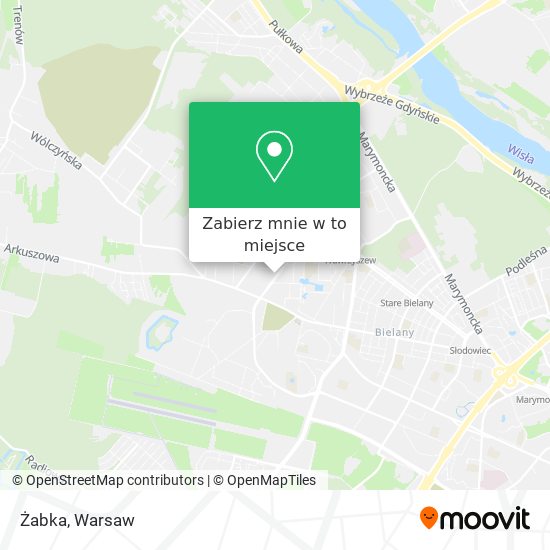 Mapa Żabka