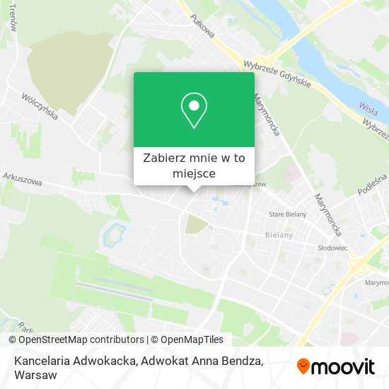 Mapa Kancelaria Adwokacka, Adwokat Anna Bendza