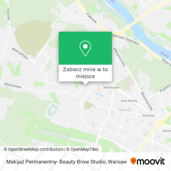 Mapa Makijaż Permanentny- Beauty Brow Studio