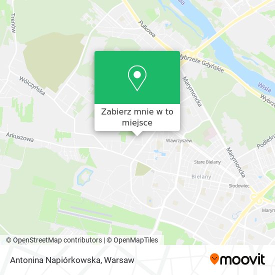 Mapa Antonina Napiórkowska