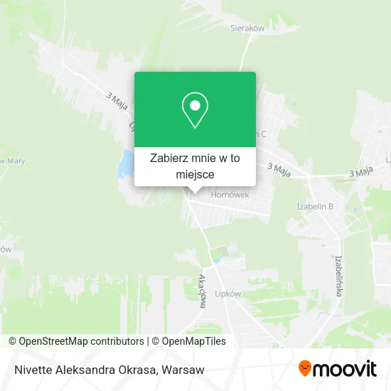 Mapa Nivette Aleksandra Okrasa