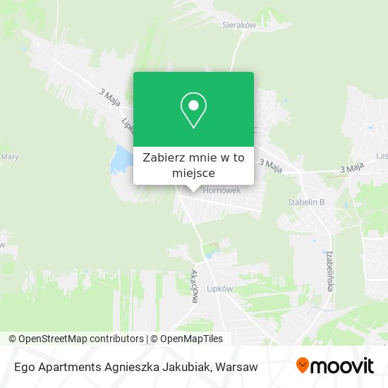 Mapa Ego Apartments Agnieszka Jakubiak