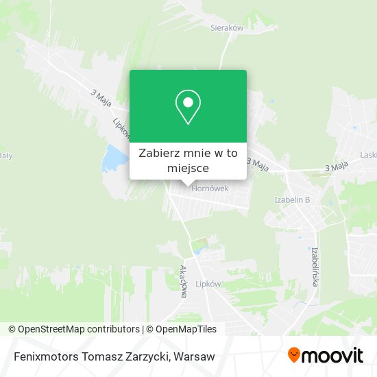 Mapa Fenixmotors Tomasz Zarzycki