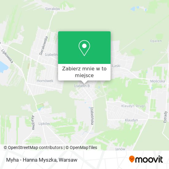 Mapa Myha - Hanna Myszka