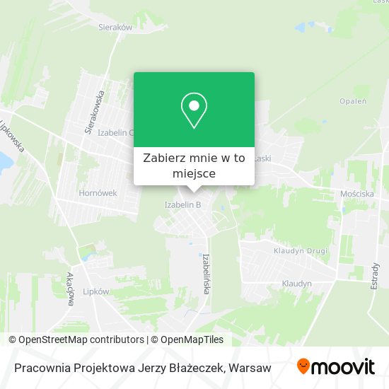 Mapa Pracownia Projektowa Jerzy Błażeczek