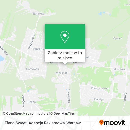 Mapa Elano Sweet. Agencja Reklamowa