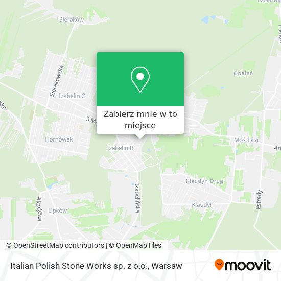 Mapa Italian Polish Stone Works sp. z o.o.