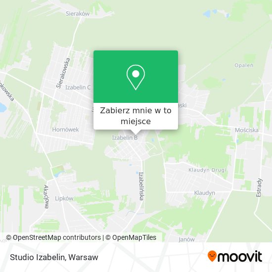 Mapa Studio Izabelin