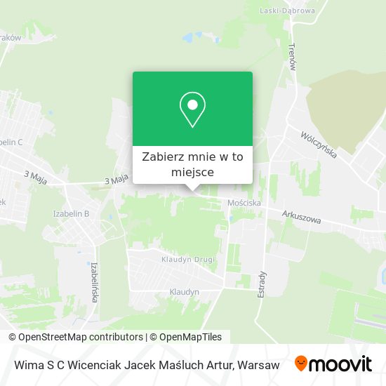 Mapa Wima S C Wicenciak Jacek Maśluch Artur