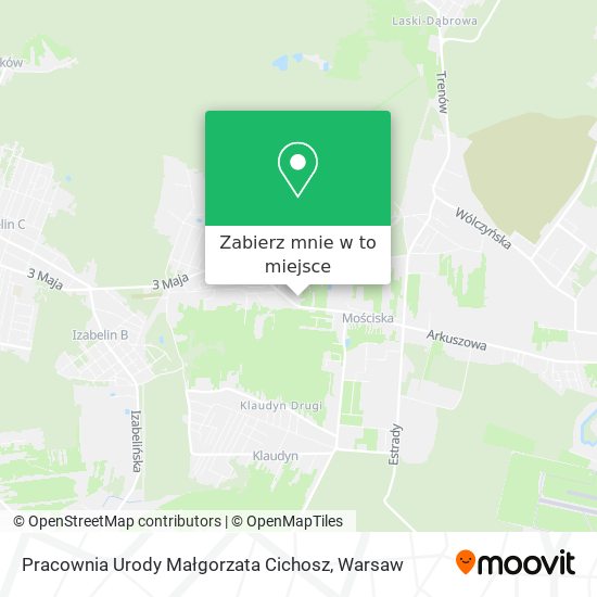 Mapa Pracownia Urody Małgorzata Cichosz