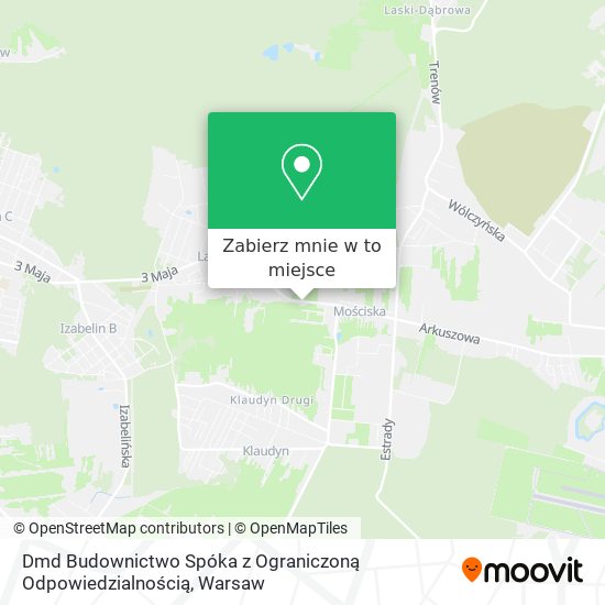 Mapa Dmd Budownictwo Spóka z Ograniczoną Odpowiedzialnością