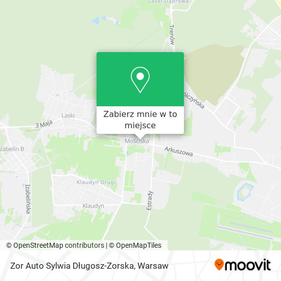 Mapa Zor Auto Sylwia Długosz-Zorska