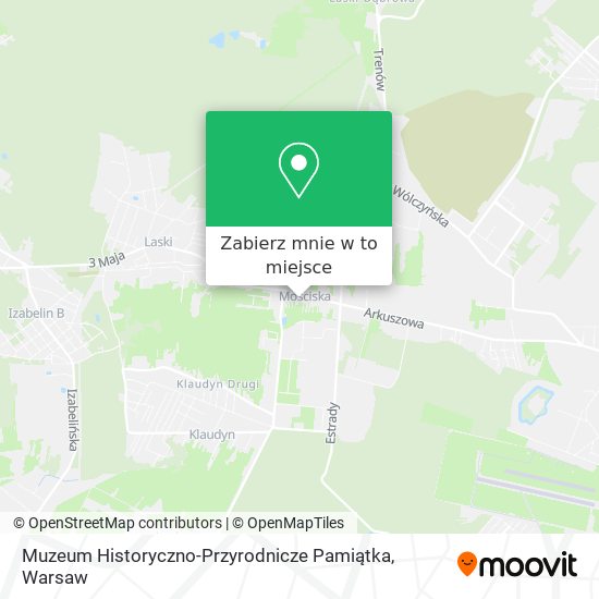 Mapa Muzeum Historyczno-Przyrodnicze Pamiątka