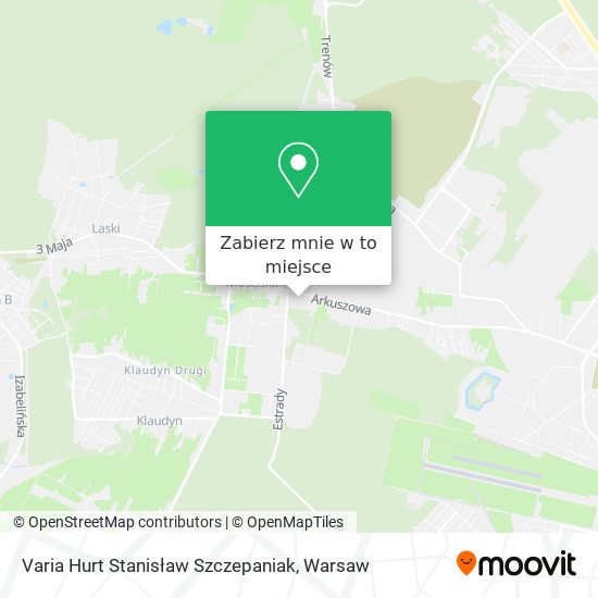 Mapa Varia Hurt Stanisław Szczepaniak