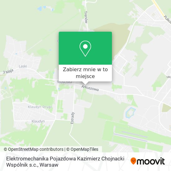 Mapa Elektromechanika Pojazdowa Kazimierz Chojnacki Wspólnik s.c.