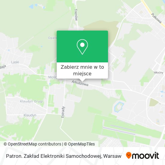 Mapa Patron. Zakład Elektroniki Samochodowej