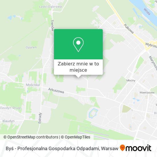 Mapa Byś - Profesjonalna Gospodarka Odpadami