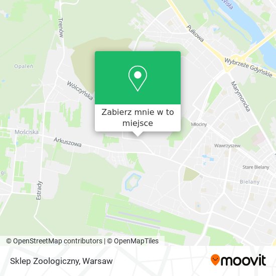 Mapa Sklep Zoologiczny