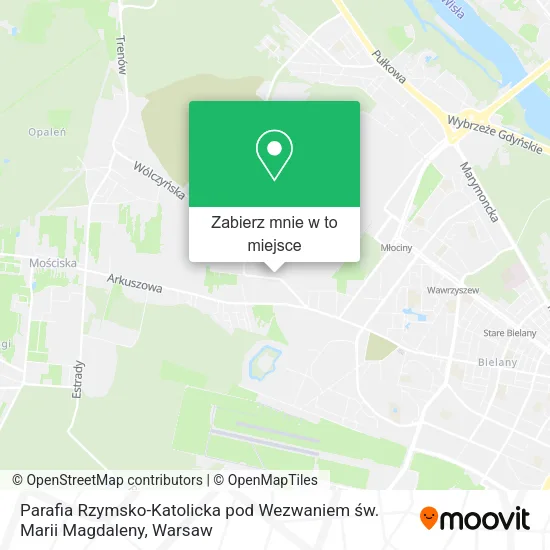 Mapa Parafia Rzymsko-Katolicka pod Wezwaniem św. Marii Magdaleny