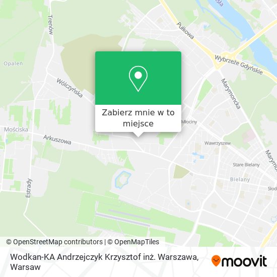 Mapa Wodkan-KA Andrzejczyk Krzysztof inż. Warszawa