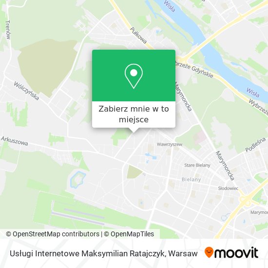 Mapa Usługi Internetowe Maksymilian Ratajczyk