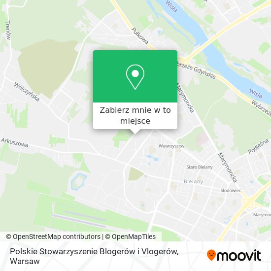 Mapa Polskie Stowarzyszenie Blogerów i Vlogerów