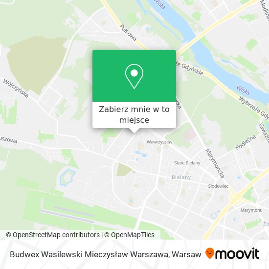 Mapa Budwex Wasilewski Mieczysław Warszawa