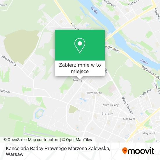 Mapa Kancelaria Radcy Prawnego Marzena Zalewska