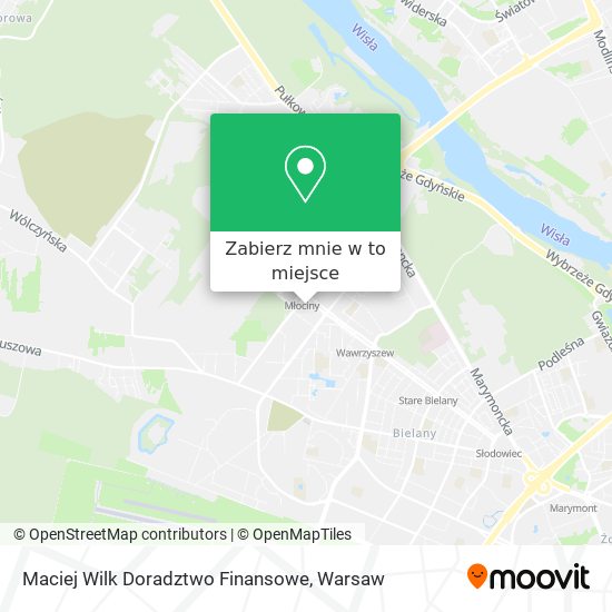 Mapa Maciej Wilk Doradztwo Finansowe