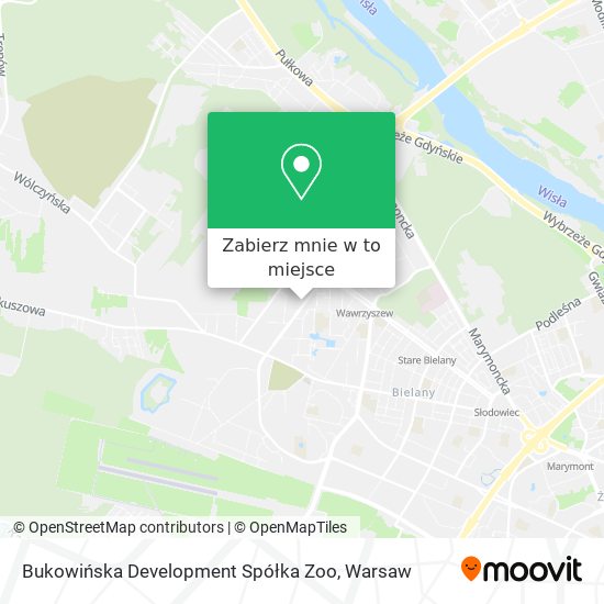 Mapa Bukowińska Development Spółka Zoo