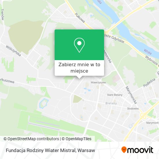 Mapa Fundacja Rodziny Wiater Mistral