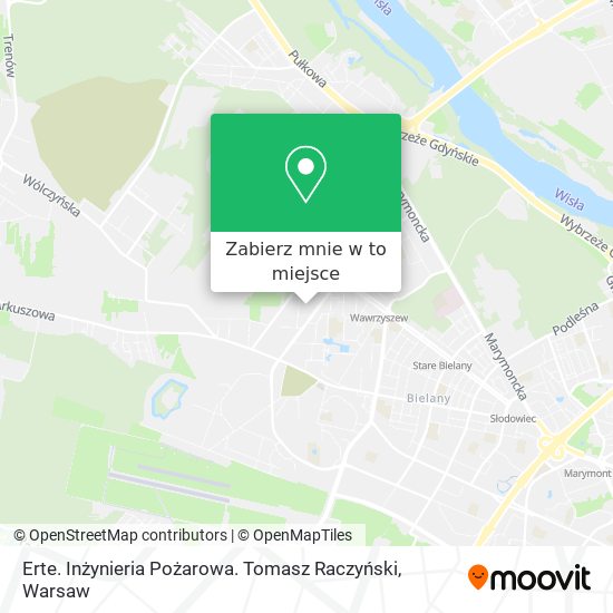 Mapa Erte. Inżynieria Pożarowa. Tomasz Raczyński