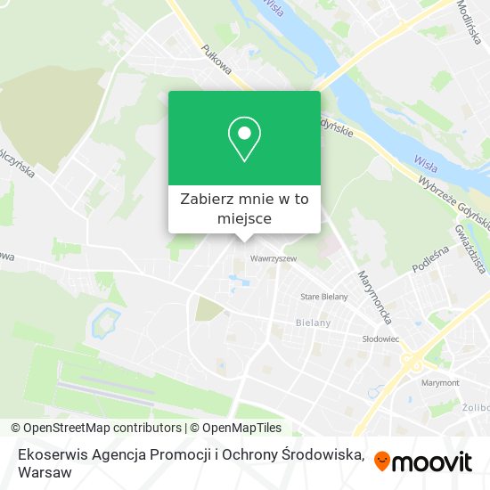 Mapa Ekoserwis Agencja Promocji i Ochrony Środowiska