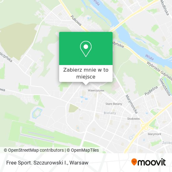 Mapa Free Sport. Szczurowski I.