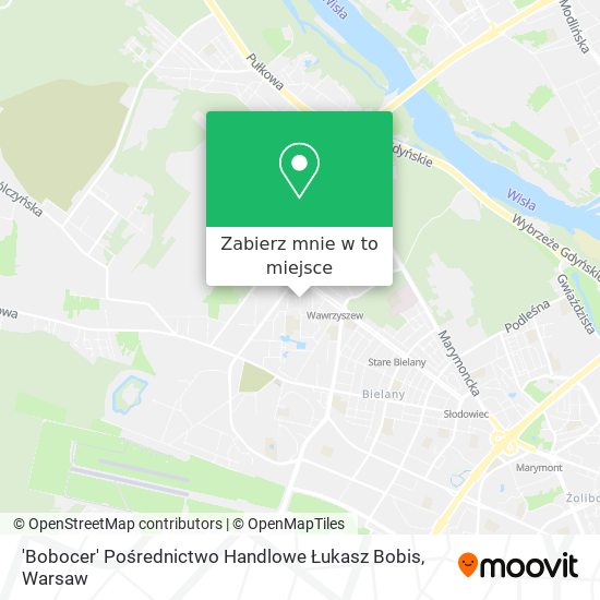 Mapa 'Bobocer' Pośrednictwo Handlowe Łukasz Bobis