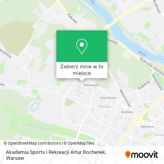 Mapa Akademia Sportu i Rekreacji Artur Bochenek